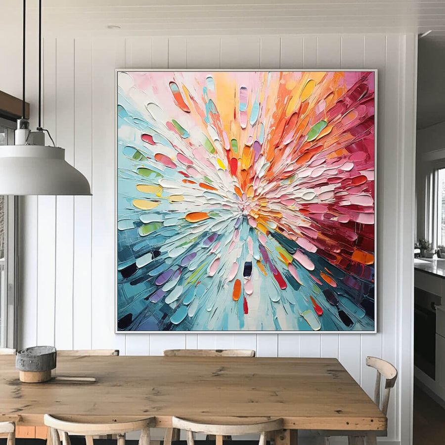 Colorful Textured Abstract Art - Art Explosion