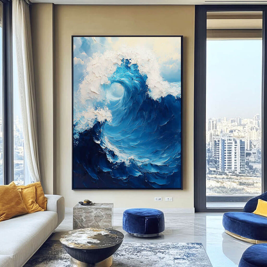 Seascape Wall Art Painting - Big Wave
