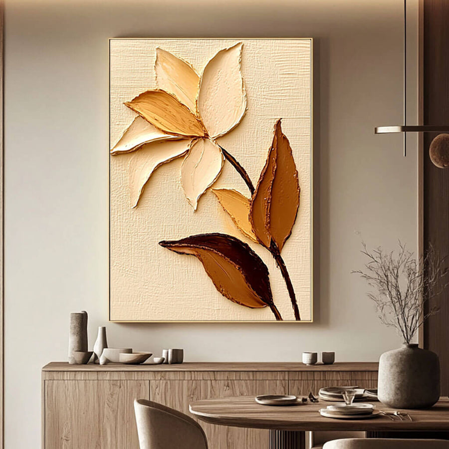 Modern Flower Art Painting - Grow