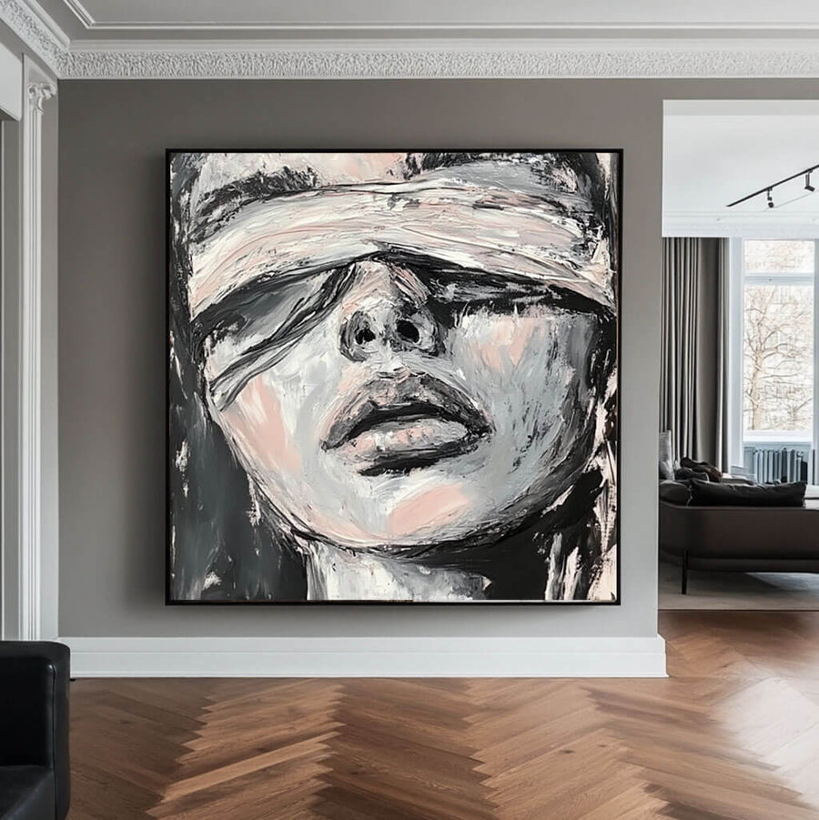 Abstract Figure Wall Art Painting - Her