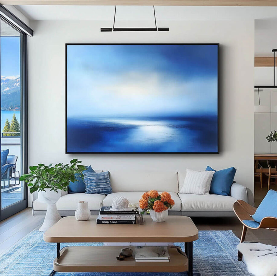 Contemporary Abstract Art - Infinite Blue