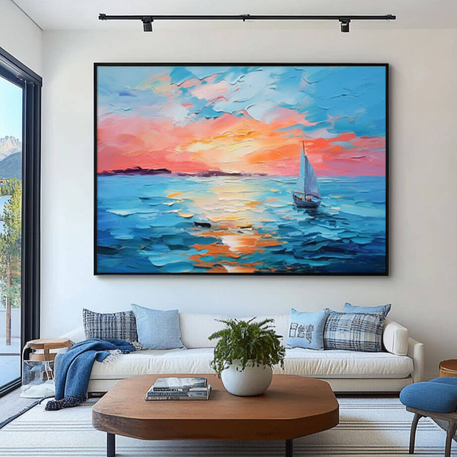 Seascape Wall Art Painting - Sailboat I