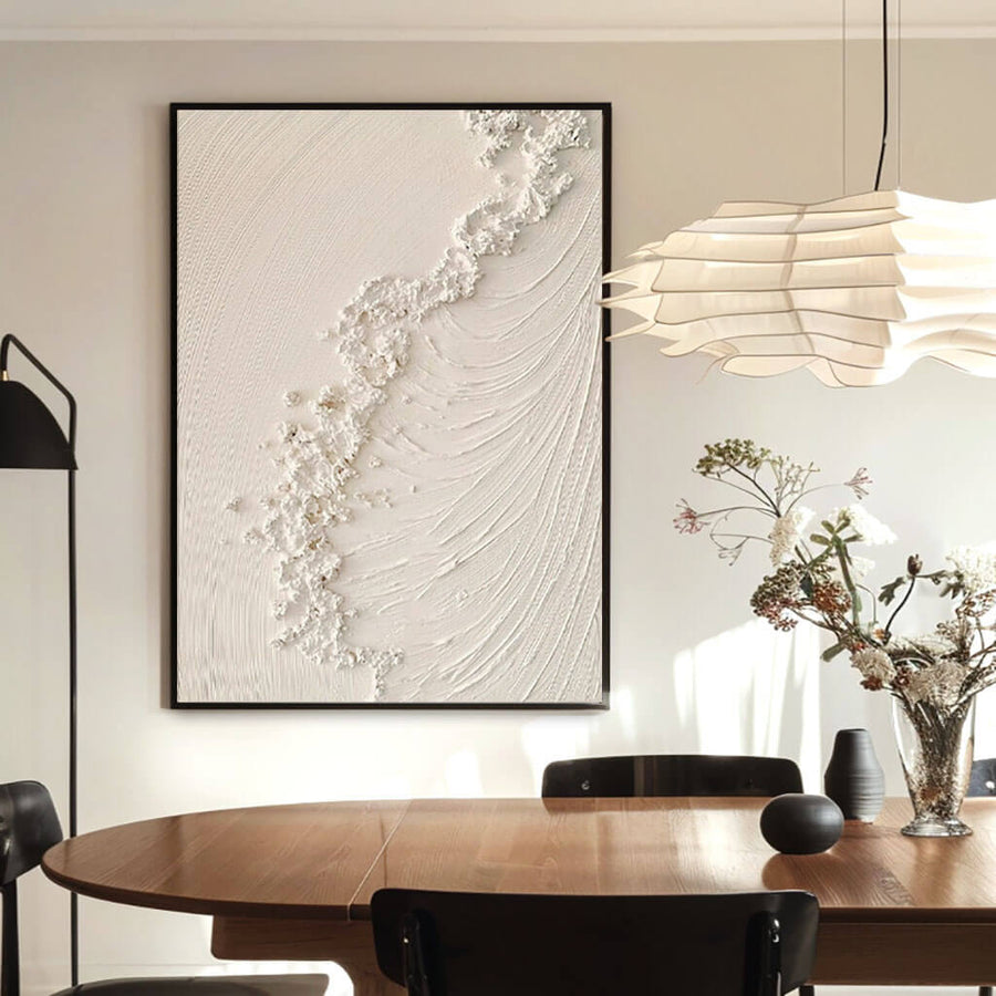 Textured Abstract Art on Canvas - Sharing Joy