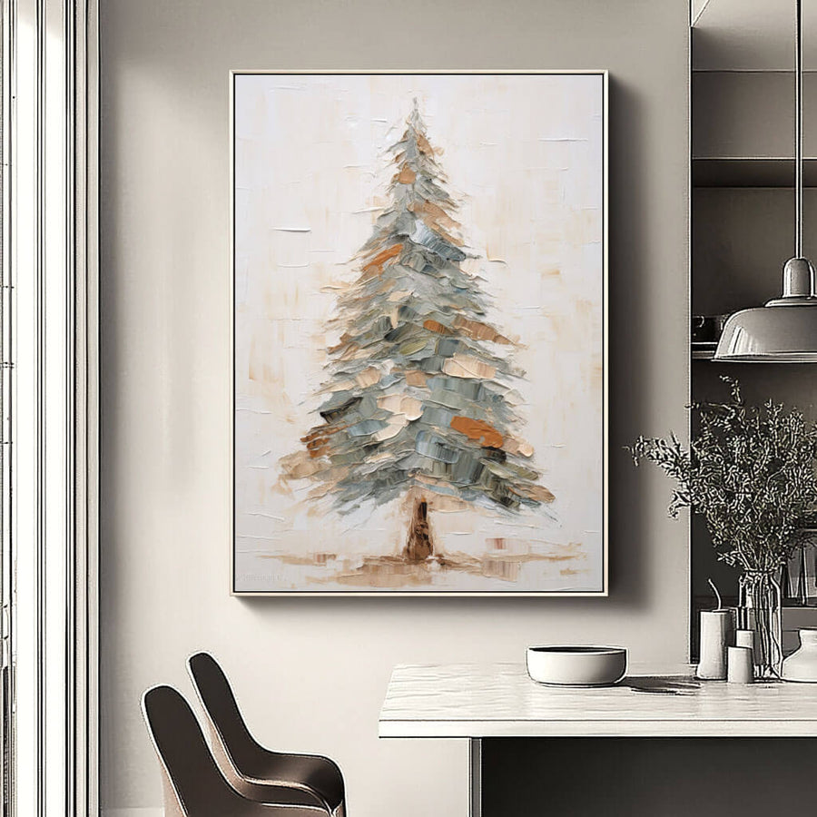 Abstract Canvas Painting - Wooded Whimsy